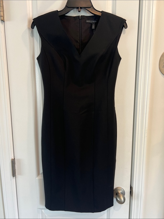 White House Black Market Dresses & Skirts - NWT White House Black Market Black V-Neck Sheath Dress